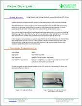 A High Speed, High Voltage Optically Isolated Solid State CCFL Driver
